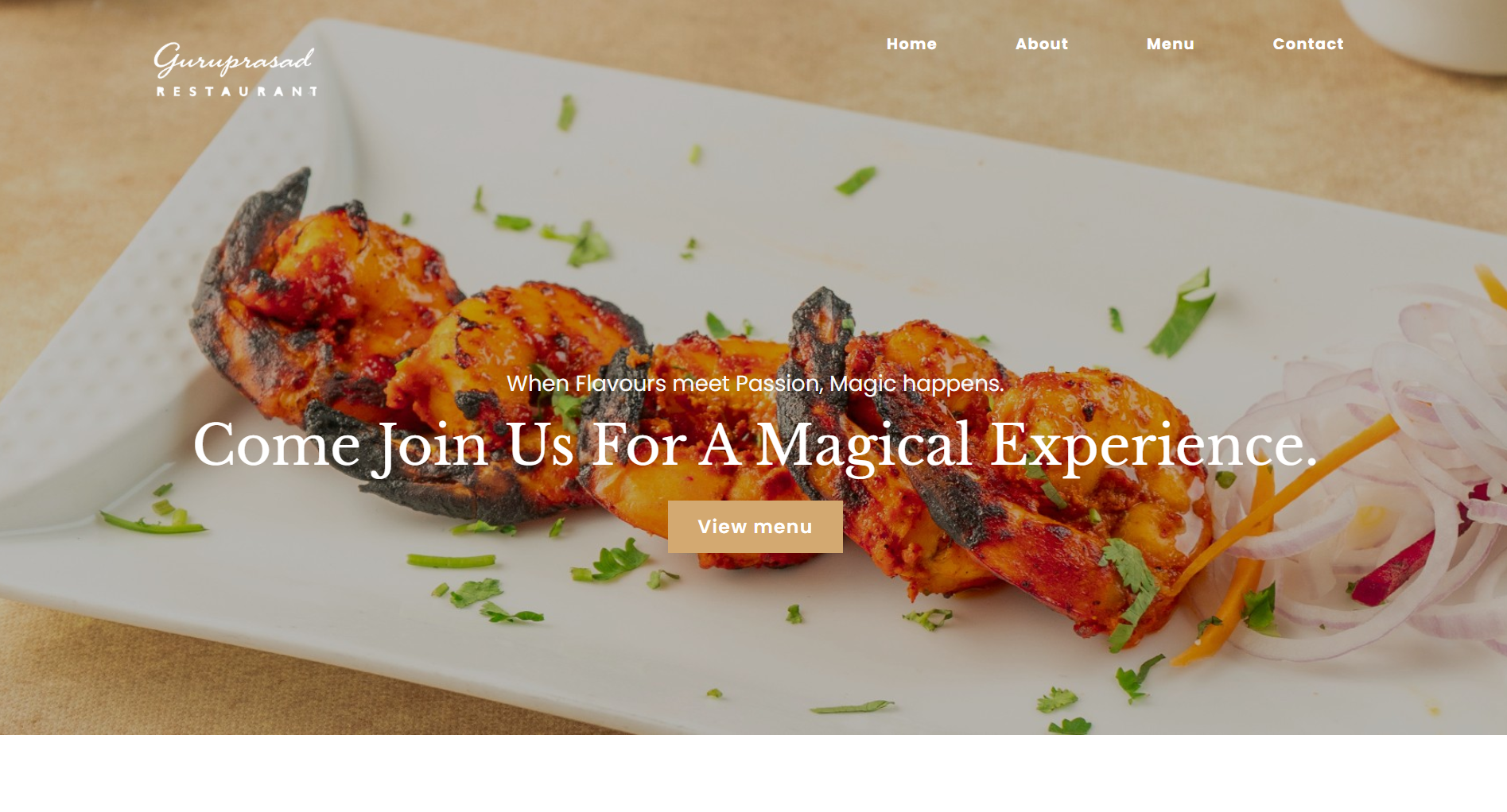 Hotel Guruprasad Website